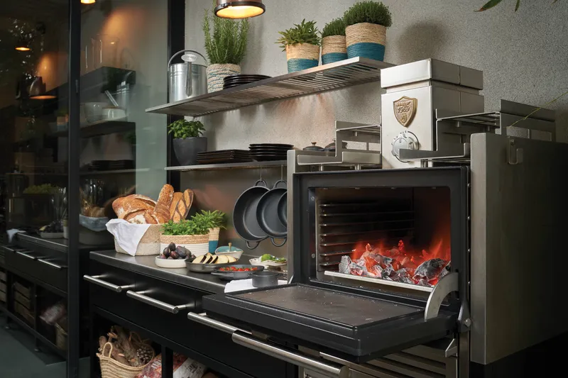 Josper grill in action