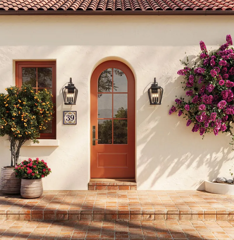 Trustile Mediterranean arched doorway 