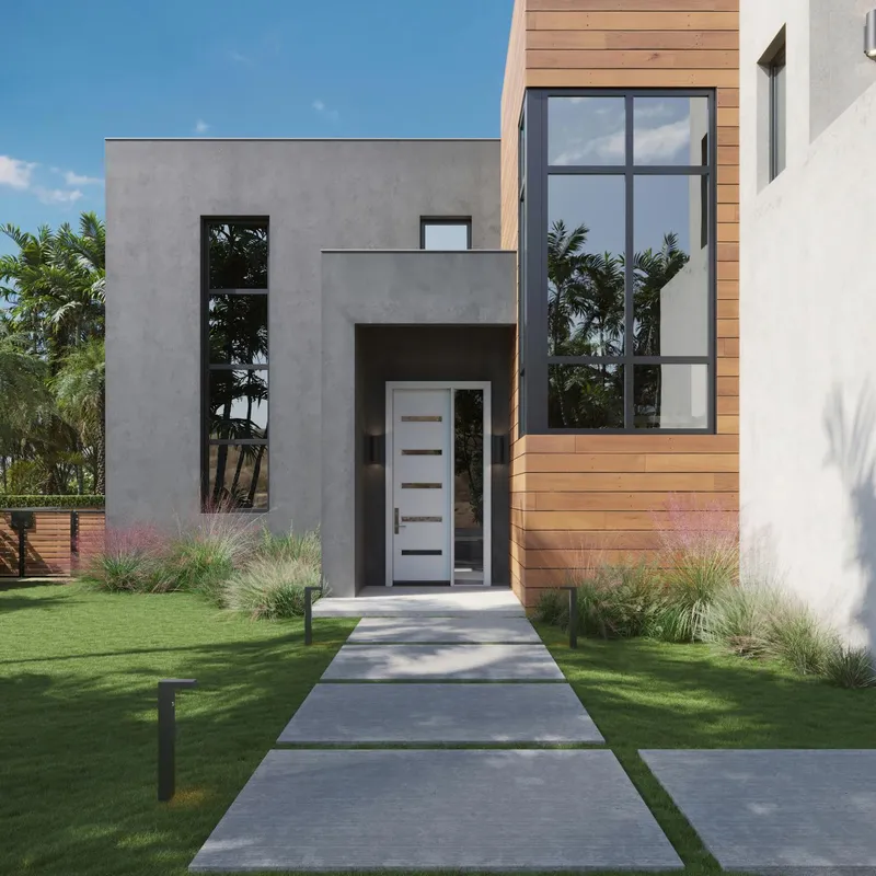 Trustile wooden entry system